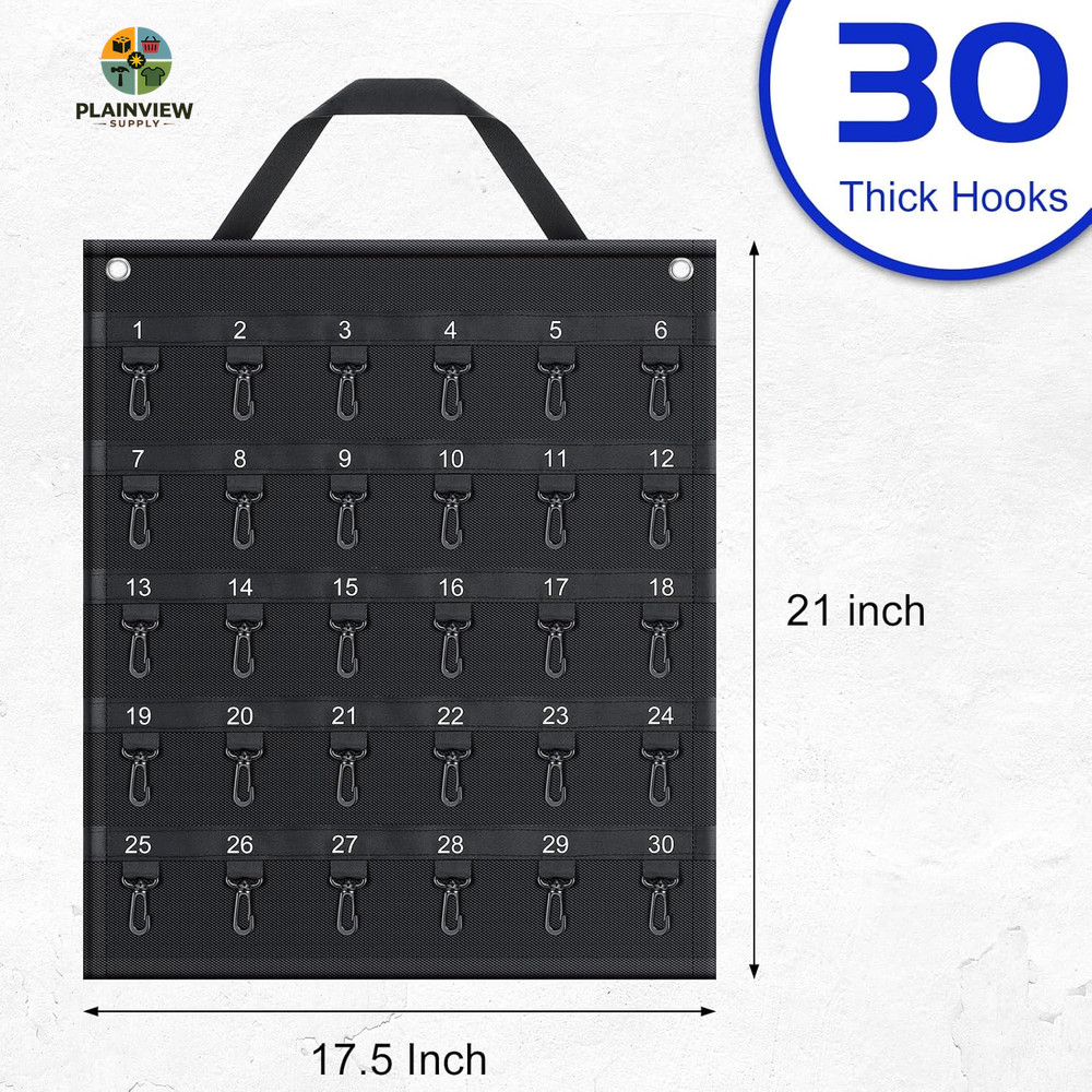 Rollable Key Case 30 Keys Roll up Key Case Organizer for Professionals Flexible