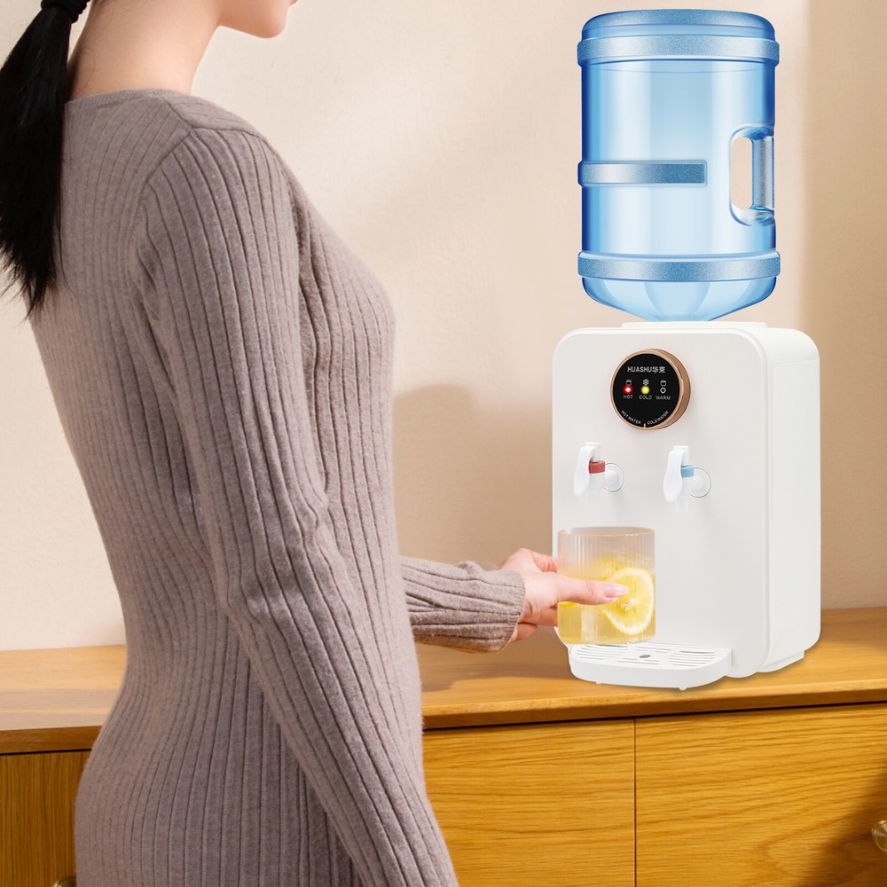 500ml Top Loading Hot Cold Water Dispenser Tabletop Countertop Drinking Machine
