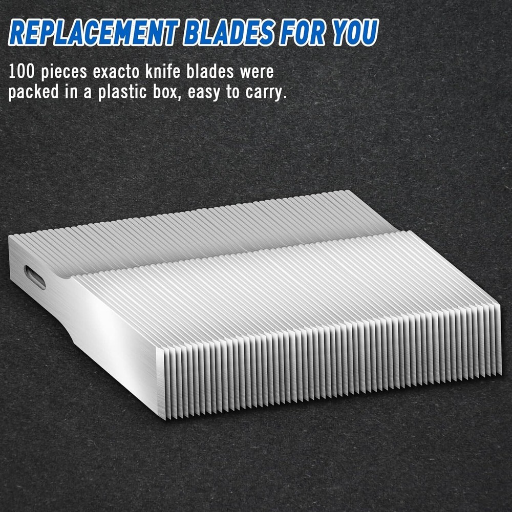 For Excel Knife No. #18 Wood Chisel Replacement Blades 100 Pack