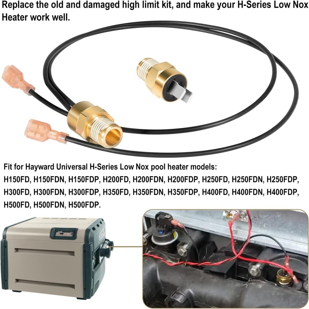 FDXLHLI1930 High Limit Heater Replacement Kit for Hayward H-Series H150FD-H500FD