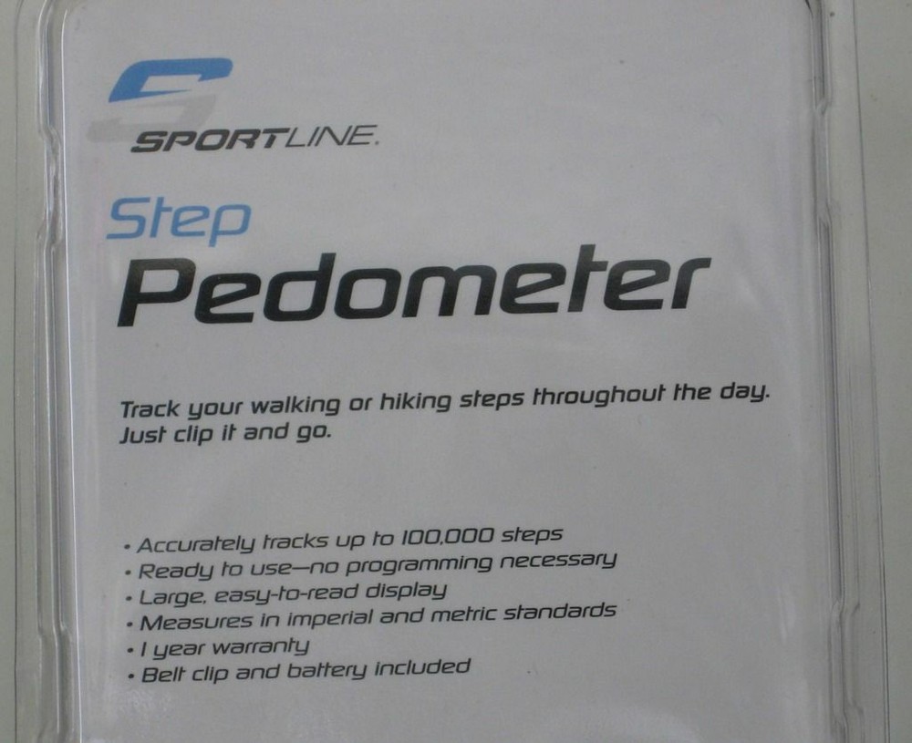 Sportline Step Digital LCD Pedometer 330 - New