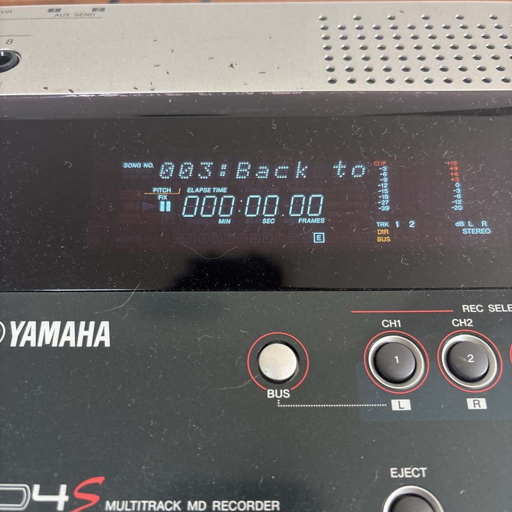 Yamaha MD4S Multitrack Minidisc Recorder 4 Track mixing