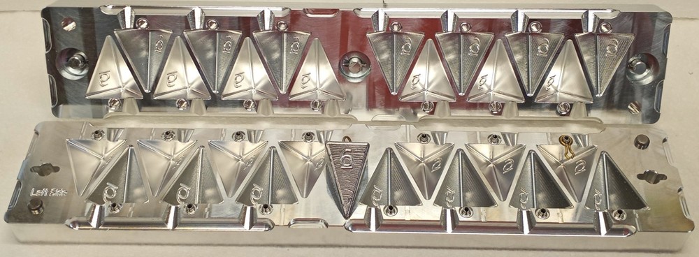 6 oz Pyramid Sinker Production Mold ( 14 cavity ) Aluminum CNC