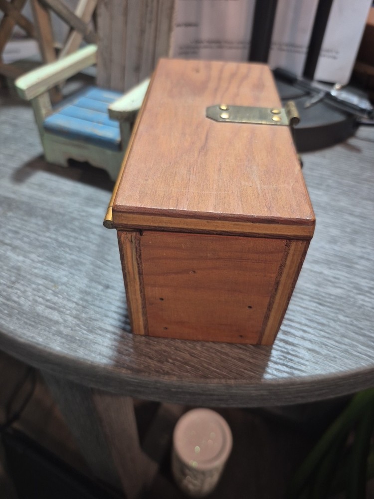 Adjustable Wearable Binoculars Unmarked with Wood Case