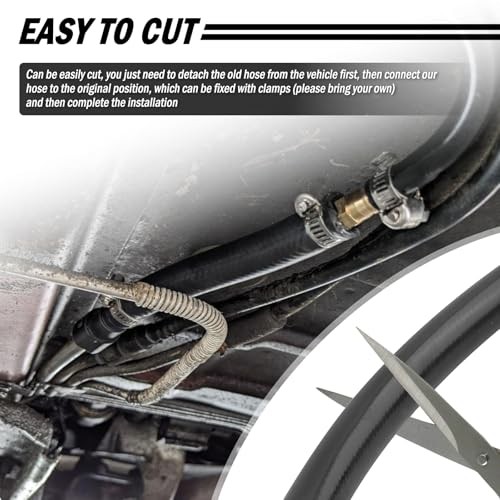 5Ft Silicone ID 1" Heater Hose for Car,Flexible Car Radiator Hose 1" 5FT