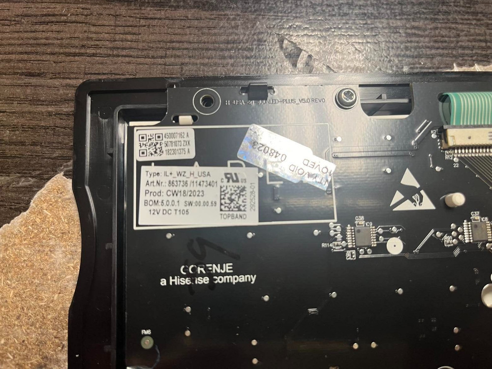 OEM HISENSE RANGE INTERFACE PANEL FOR HFE3501CPS NEW FREE SHIPPING