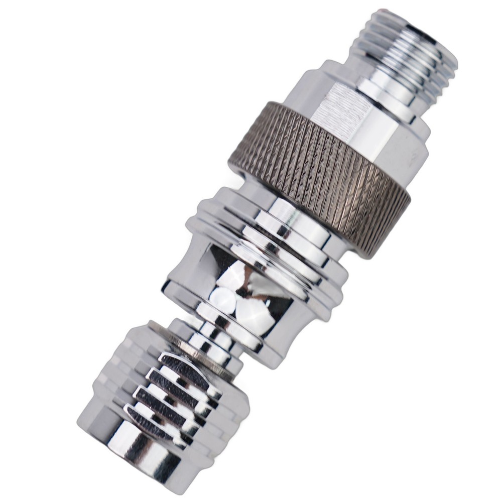 Chrome Plated Copper Diving Full Face Second Stage Adjuster Quick Connect