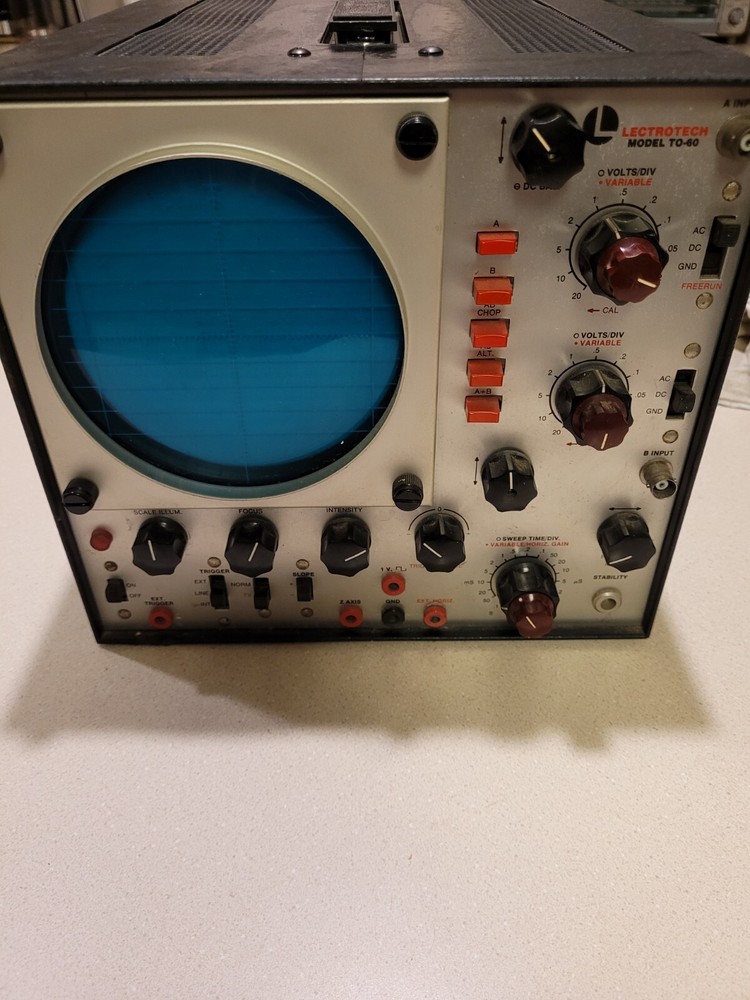 Lectrotech TO-60 Oscilloscope PARTS ONLY