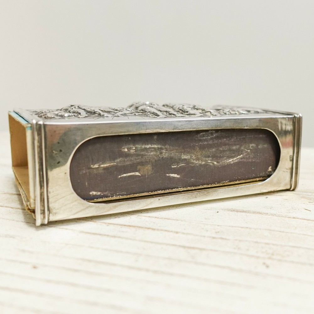 A Dutch Silver Matchbox Cover