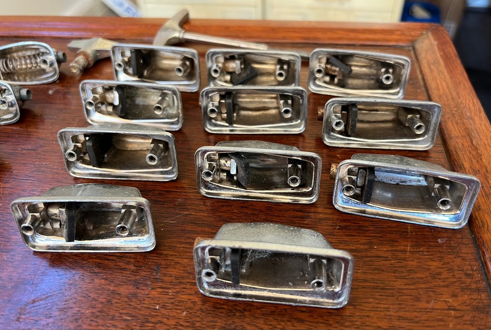 ASSORTED MUSICAL DRUM KIT CHROME PLATED PARTS