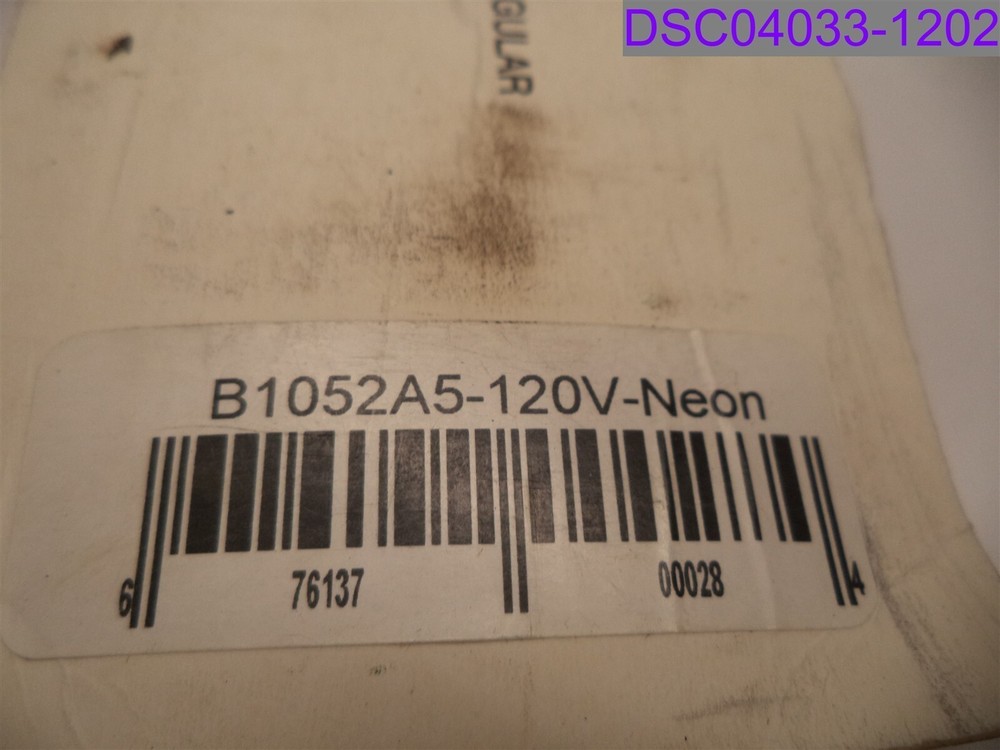 Linrose Green Neon Pilot Light P/N B1052A5