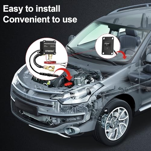 12V 250A Battery Disconnect Switch, KCD4, Manual Control (Panel Rocker Switch)