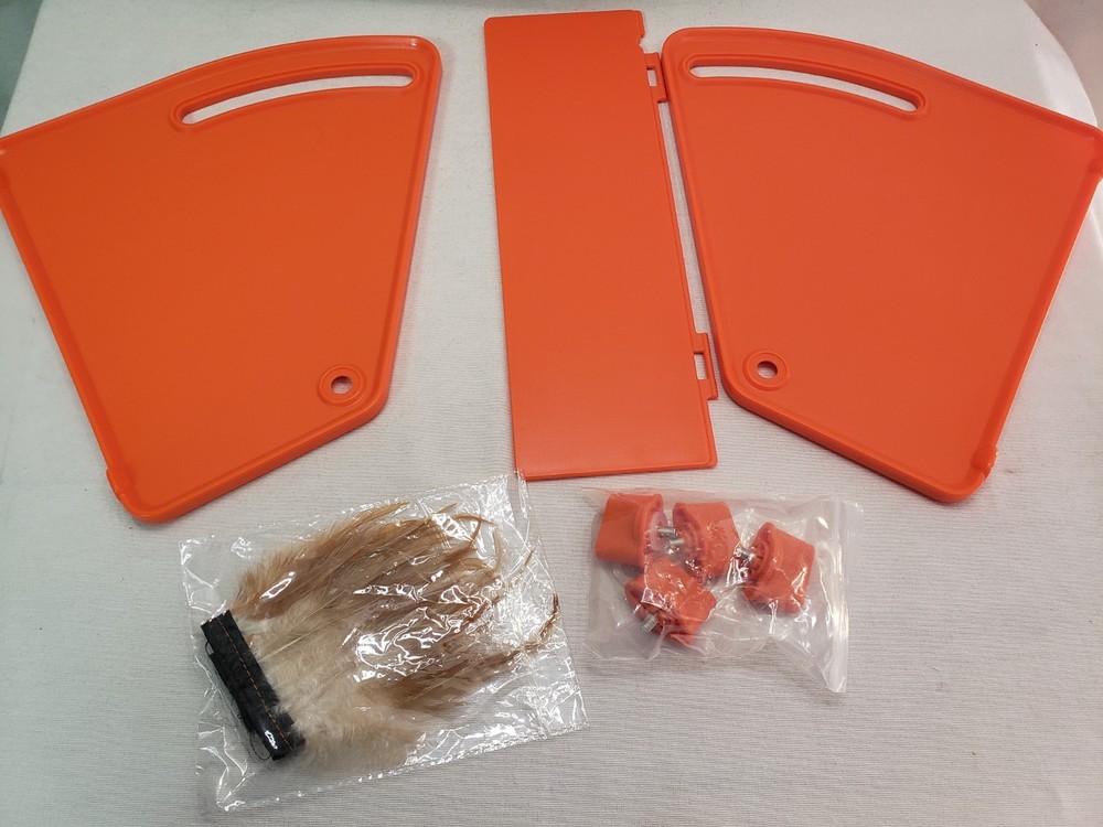 Heating Brooder Plate for Chicks Ducklings Keeping Poultry Warm, Orange