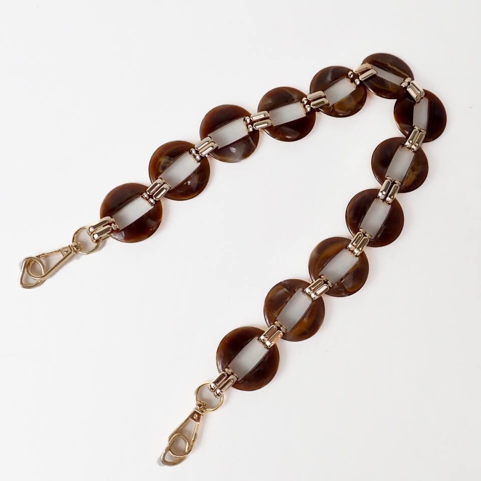 Acrylic Tortoiseshell Strap (Brown)