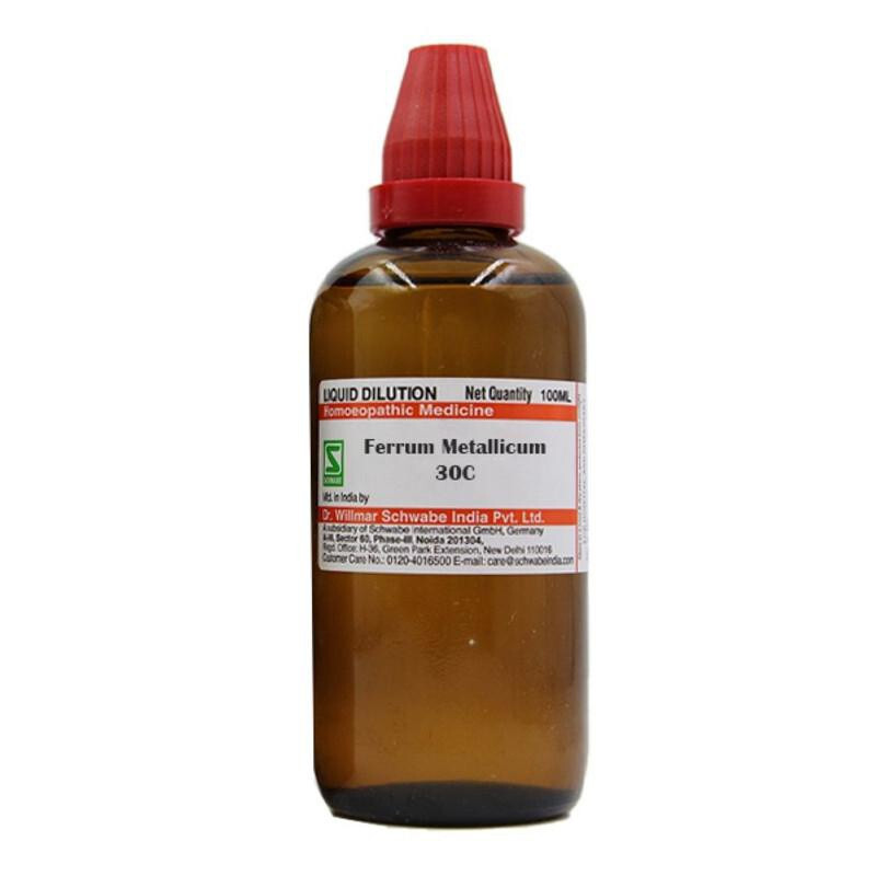 Willmar Schwabe Homeopathic Ferrum Metallicum (Select Potency) 100 ml