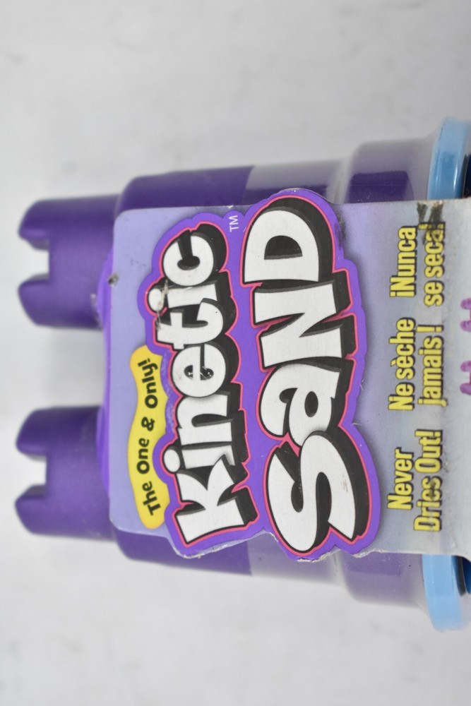 Kinetic Sand Shimmer 3 Pack 12 oz Assorted Colors Stackable Sandcastle Molds