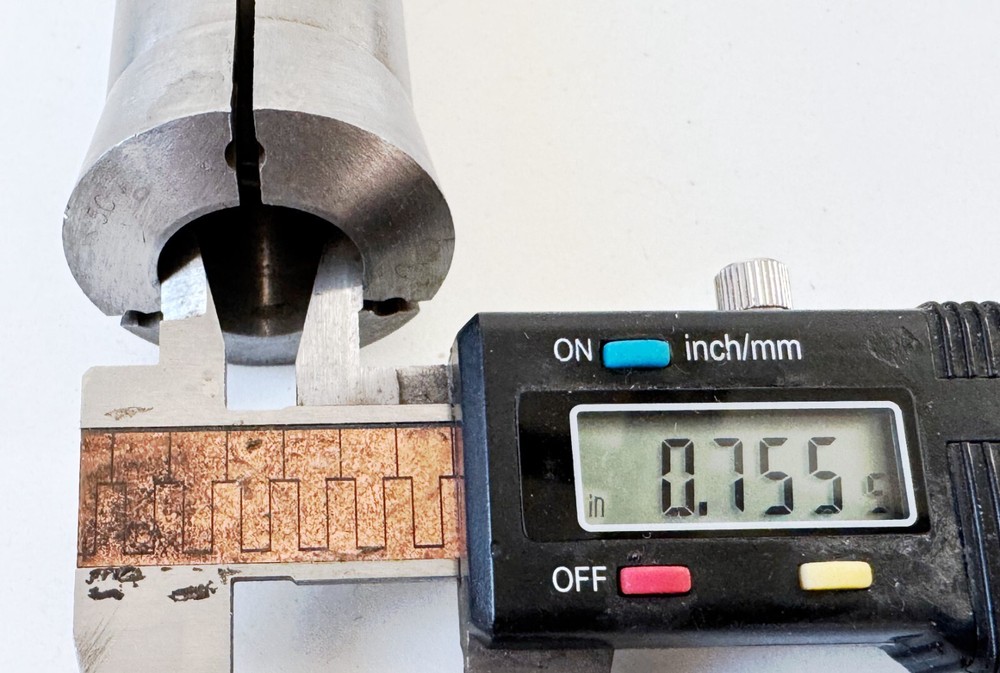 HARDINGE E1 5C Emergency Collet Internal & External Threads .755" Counter Bore