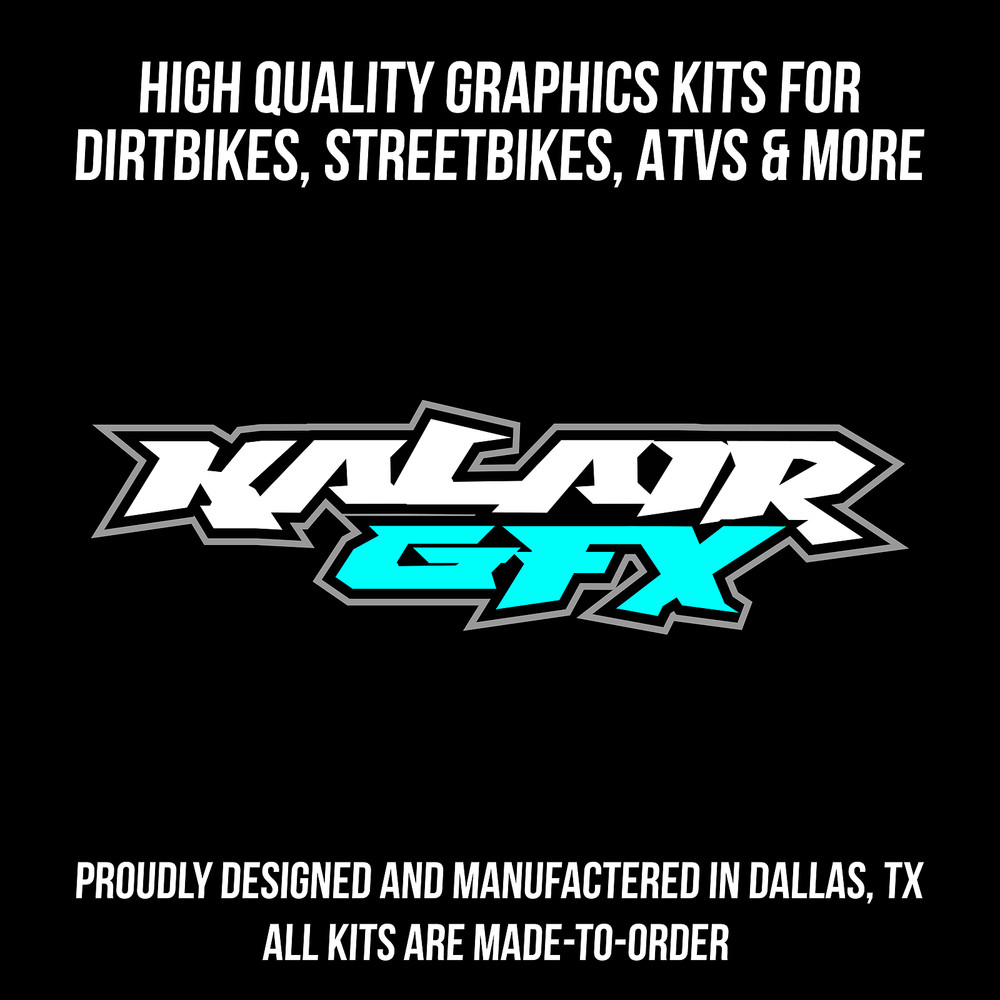 Graphics Kit for HONDA CRF150F CRF230F (2003-2007) Lethal Series - Red