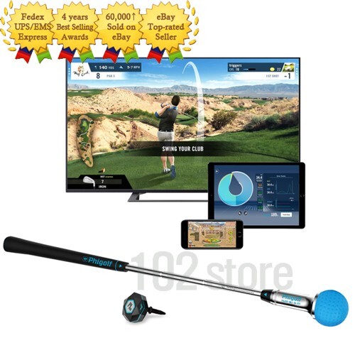 Phigolf 2 WGT E6 PHG-200 Home Smart Screen Golf Simulator Swing Trainer