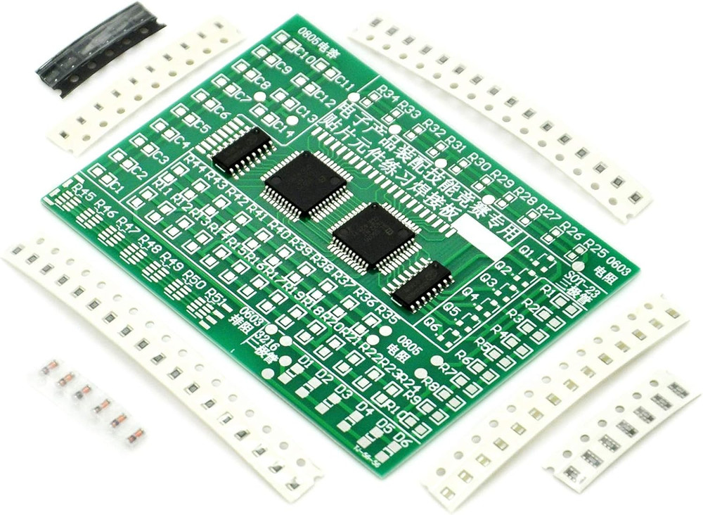 DIY SMD/SMT Components Practice Board Soldering Skill Training Kit AE1173
