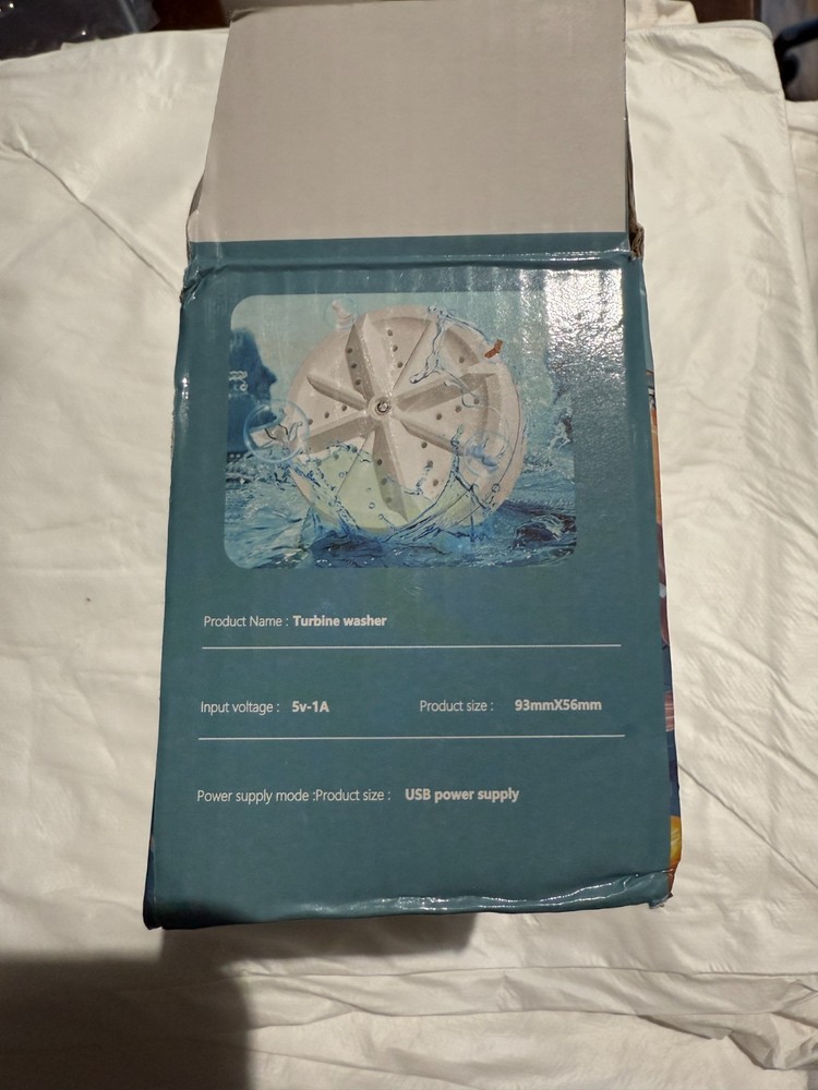 Portable USB Turbine Washing Machine