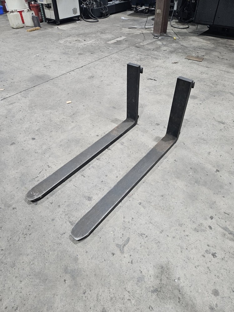 Forklift Forks 54" long 1 3/4" thick 5" wide