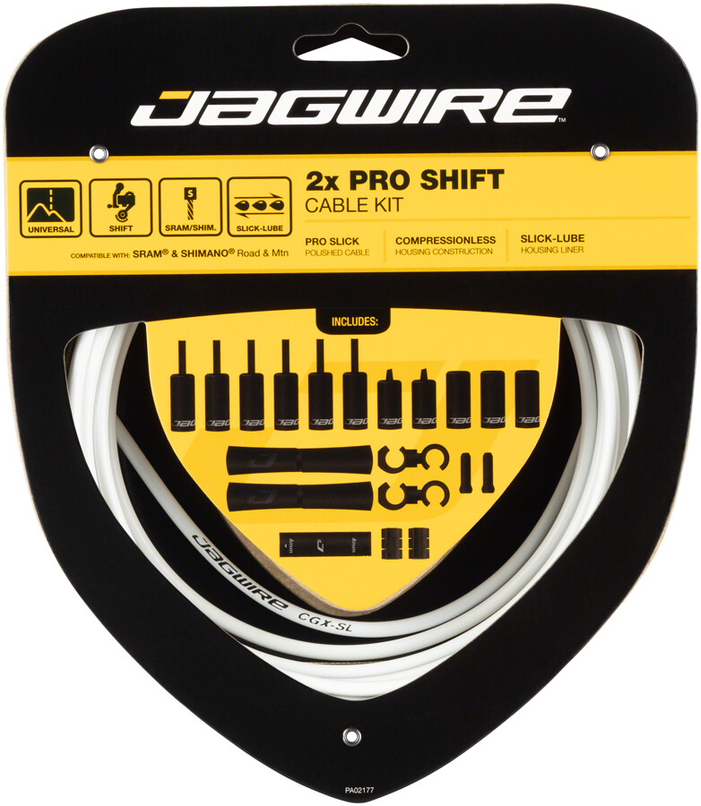 Jagwire Pro Shift Kit Road/Mountain SRAM/, White