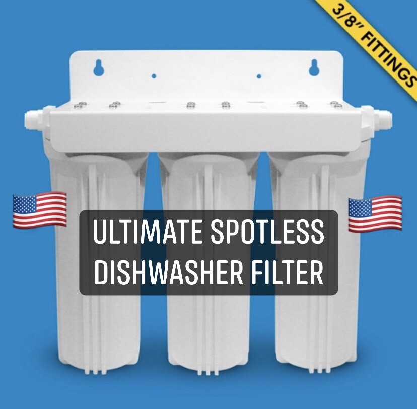 Ultimate External Dishwasher HOME softener hard water Installs before dishwasher