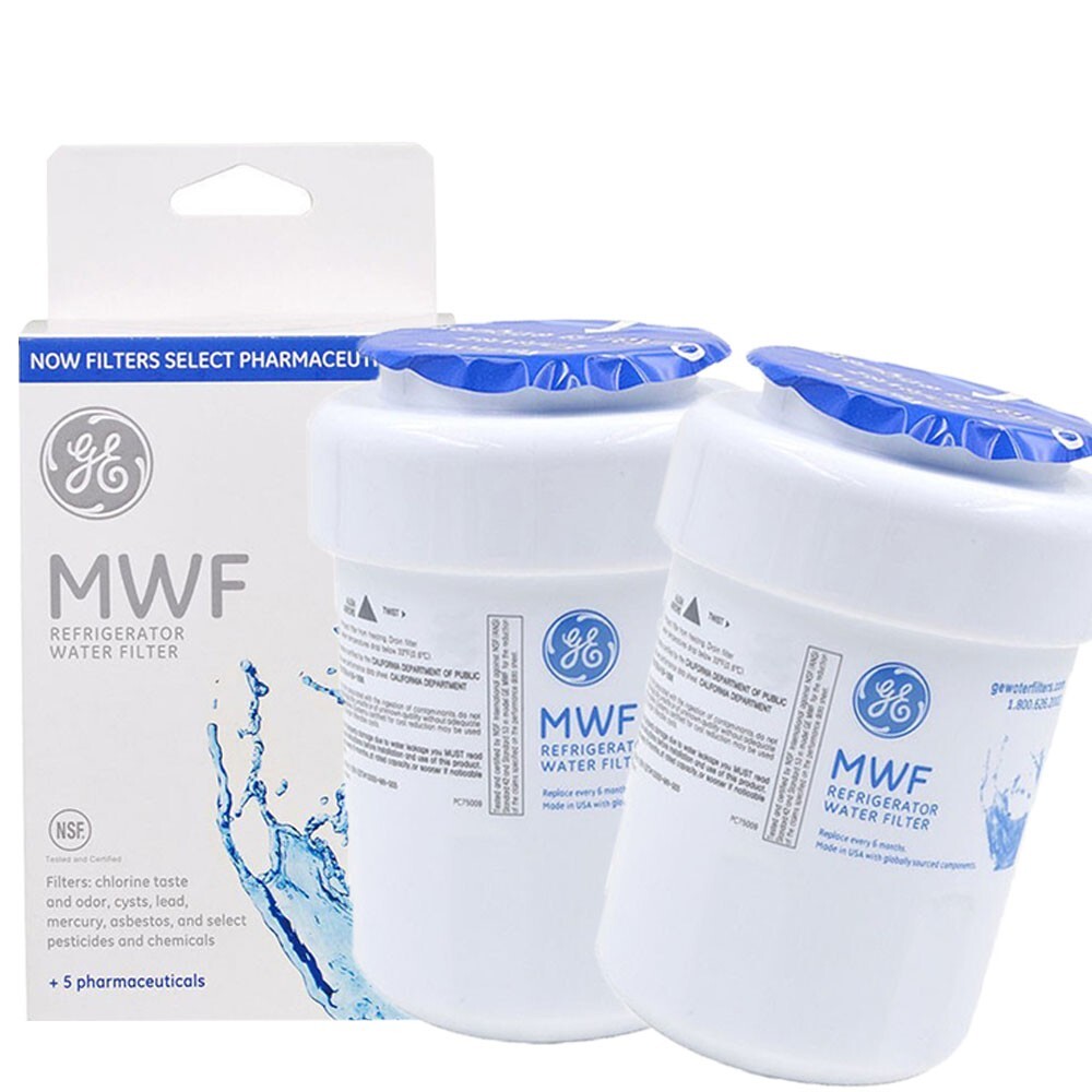 2 PACK GE MWF MWFP 46-9991 GWF Smartwater Genuine Refrigerator Water Filter