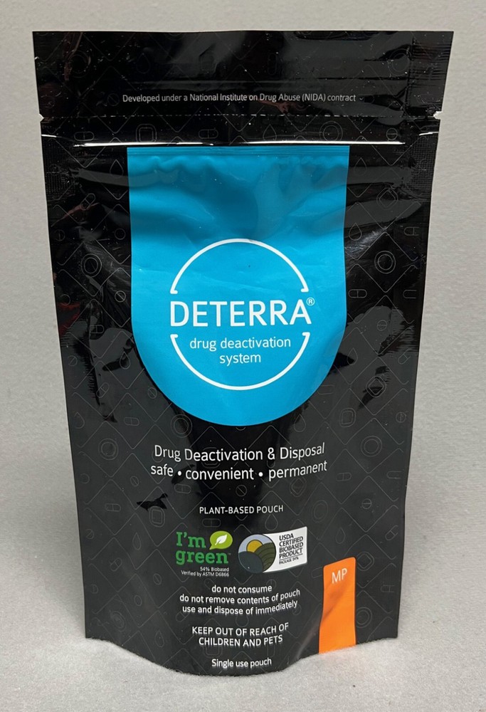 DETERRA Drug Deactivation System & Disposal SAFE CONVENIENT PERMANENT Medium MP