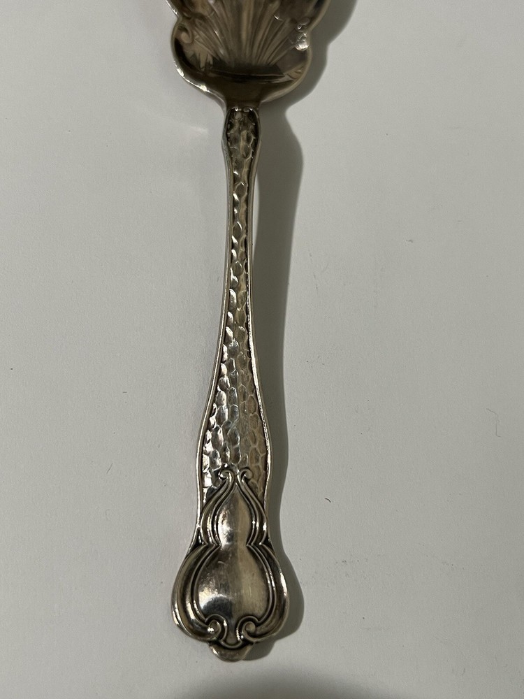 Sea Shell Shaped Old Silver Spoon