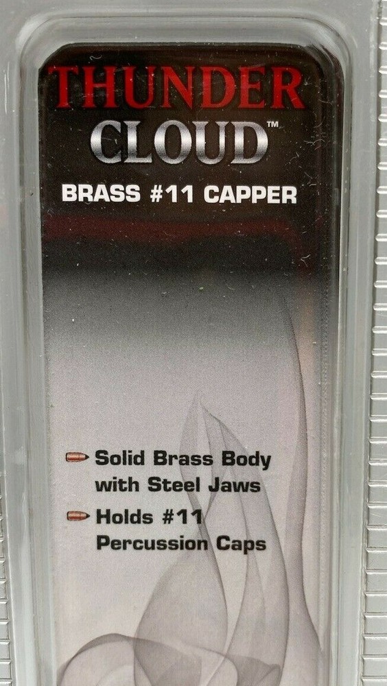 Brass Muzzleloader Capper For #11 Percussion Caps - Thunder Cloud - Allen