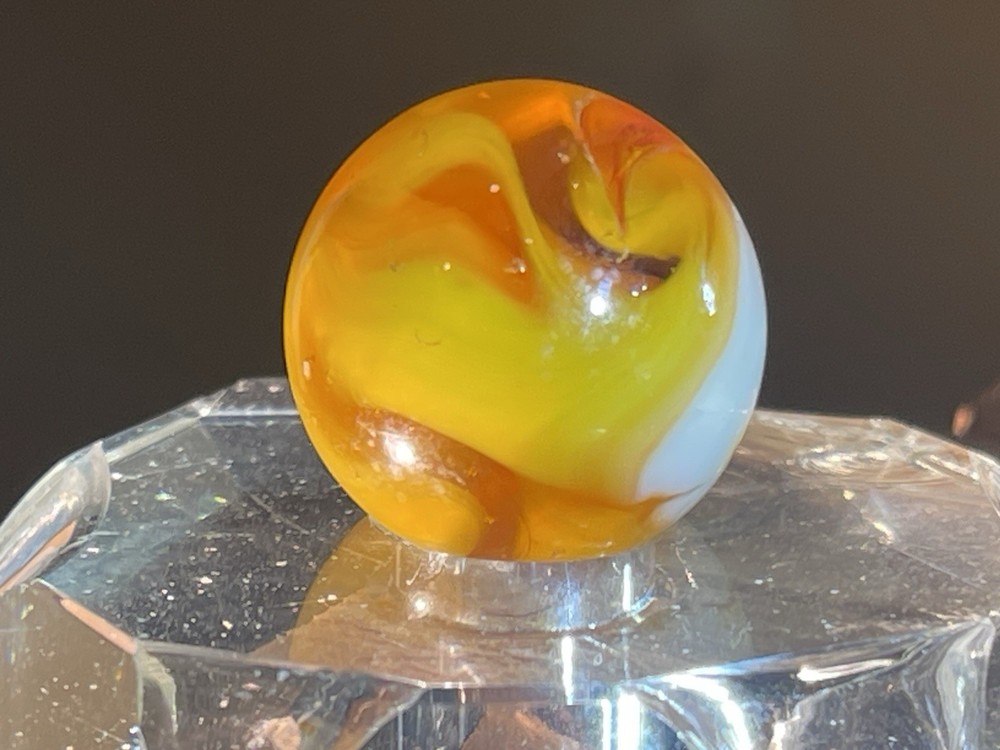 AKRO AGATE CORKSCREW Egg Yoke Shooter MARBLE