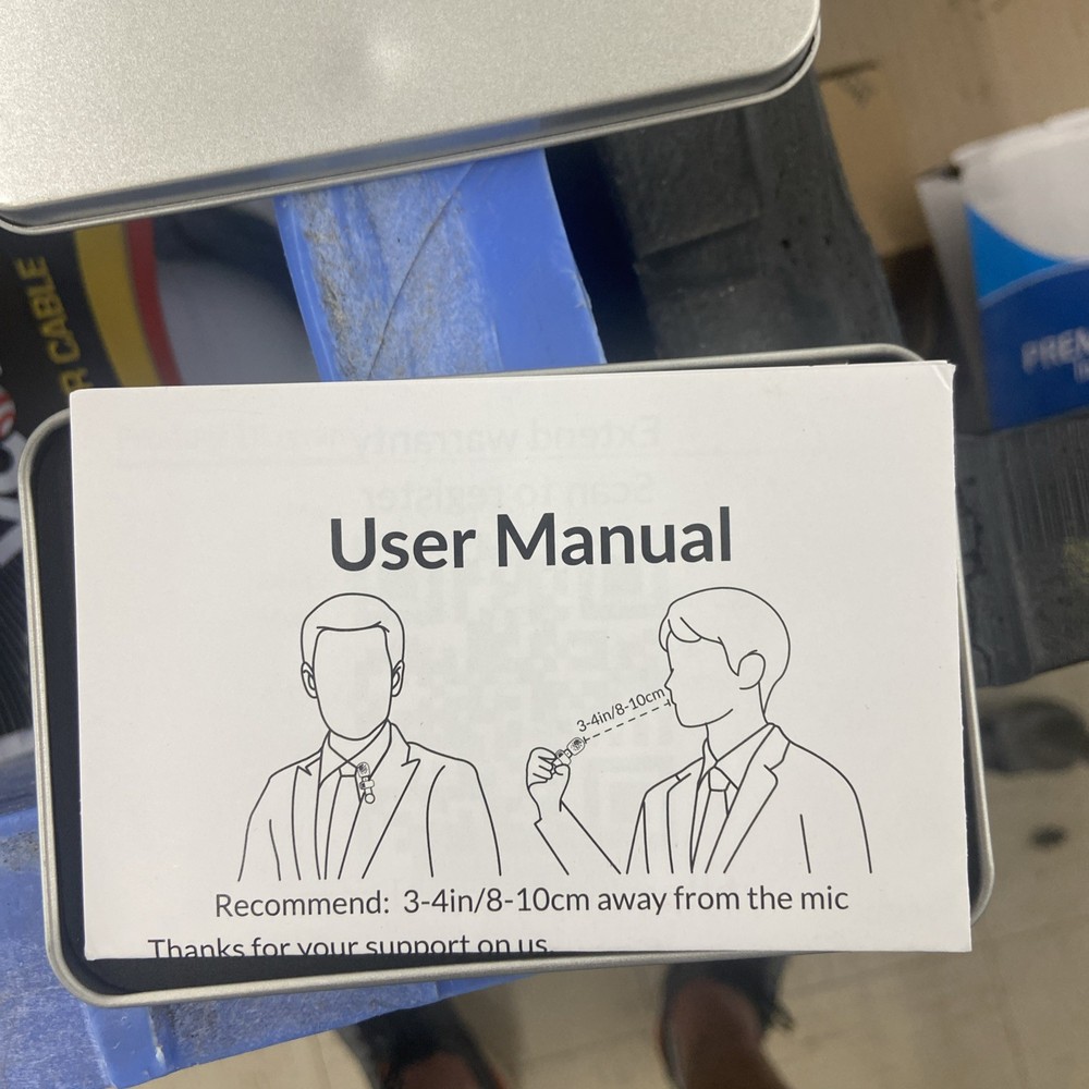 Black Wireless Microphone Set