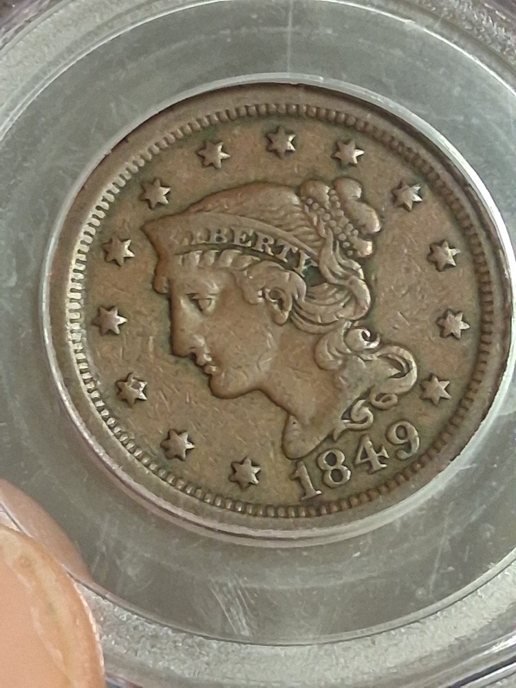 1849 PCGS VF20 1C