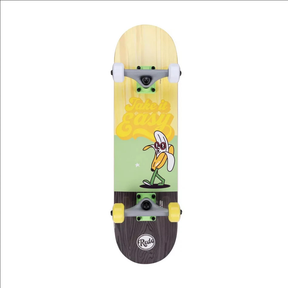 REDO SKATEBOARD CO. 28" STANDARD SKATEBOARD - POPSICLE