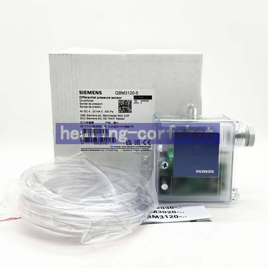 ONE Siemens QBM3120-5 difference pressure sensor New