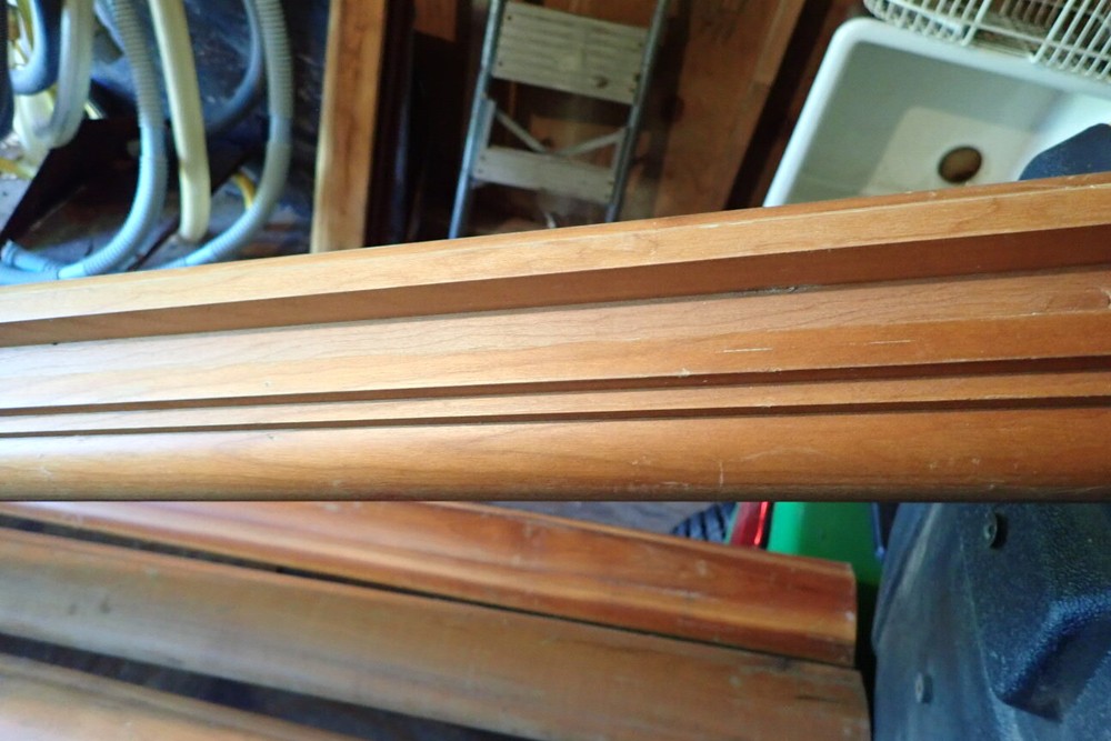 Solid Cherry Handrail Cap Custom 4" Special Order 42 Linear Ft Railing Bannister