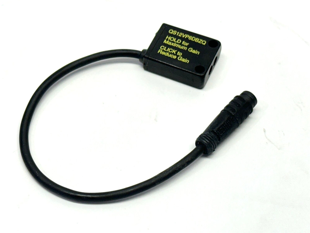 Banner QS12VP6DBZQ MINI-BEAM 2: Diffuse Flush Front Profile
