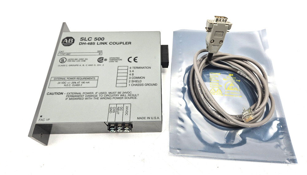 SLC 500 DH-485 Link Coupler