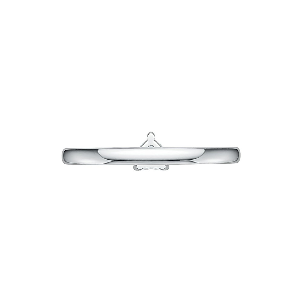 Sterling Silver Semi Mount Ring Setting Heart HT 4X4mm