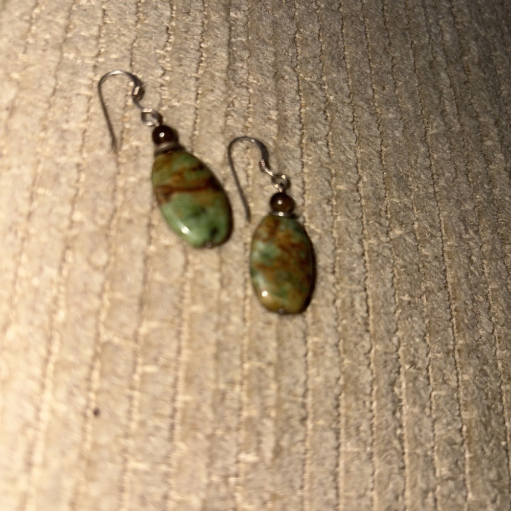 Rising Phoenix Navajo Turquoise Hook Earrings