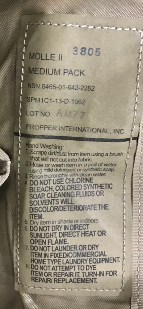 MOLLE II MULTICAM Scorpion OCP Medium Pack w/ Pack Frame USGI
