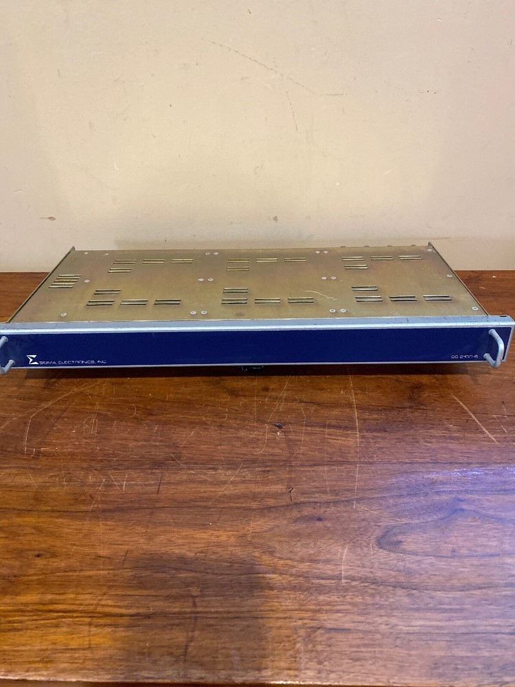 Sigma Electronics Slot Mounting Frame Video Router Etc. SS-2100-6