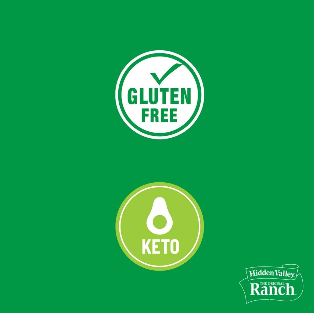 (2-Pack) Hidden Valley Original Ranch Dressing & Topping, 24 oz Bottles