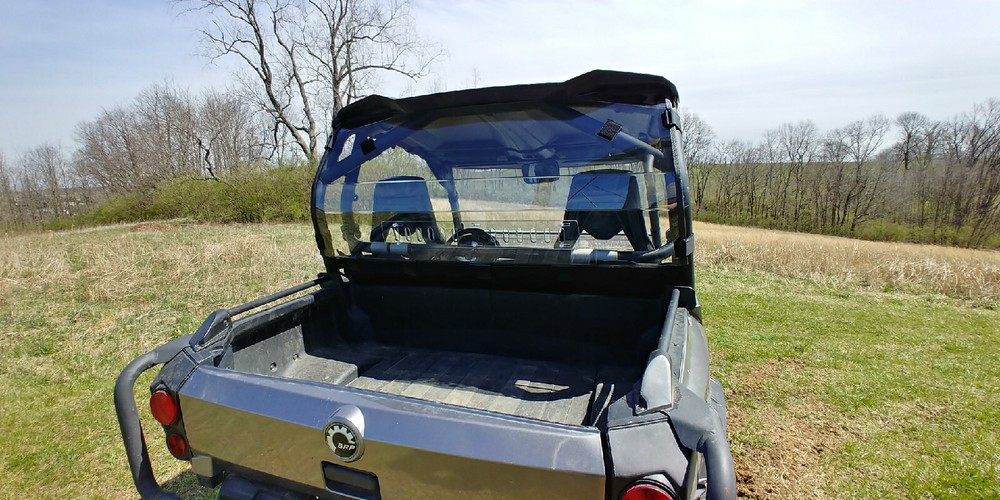Can-Am Commander / Commander Max 2011-2020 Rear Lexan Window w/ Lower Panel.