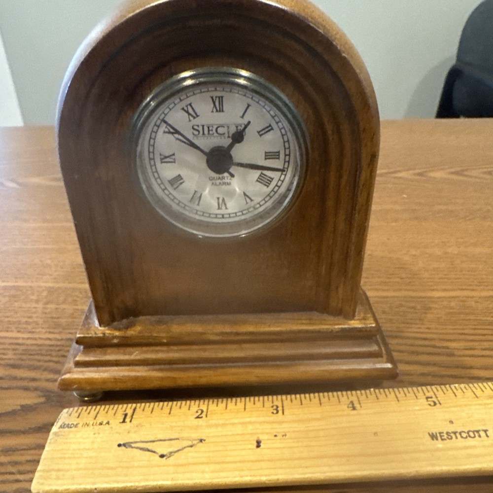 SIECLE QUARTZ Alarm DESK CLOCK