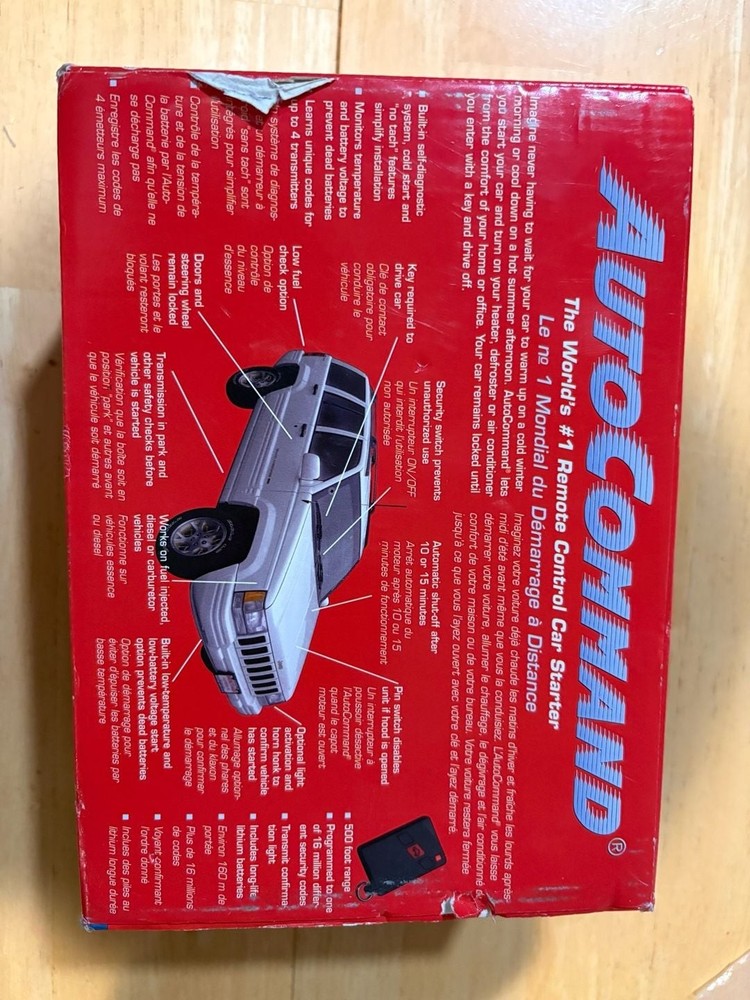 DesignTech AutoCommand Model 20023 Remote Control Car Starter Kit
