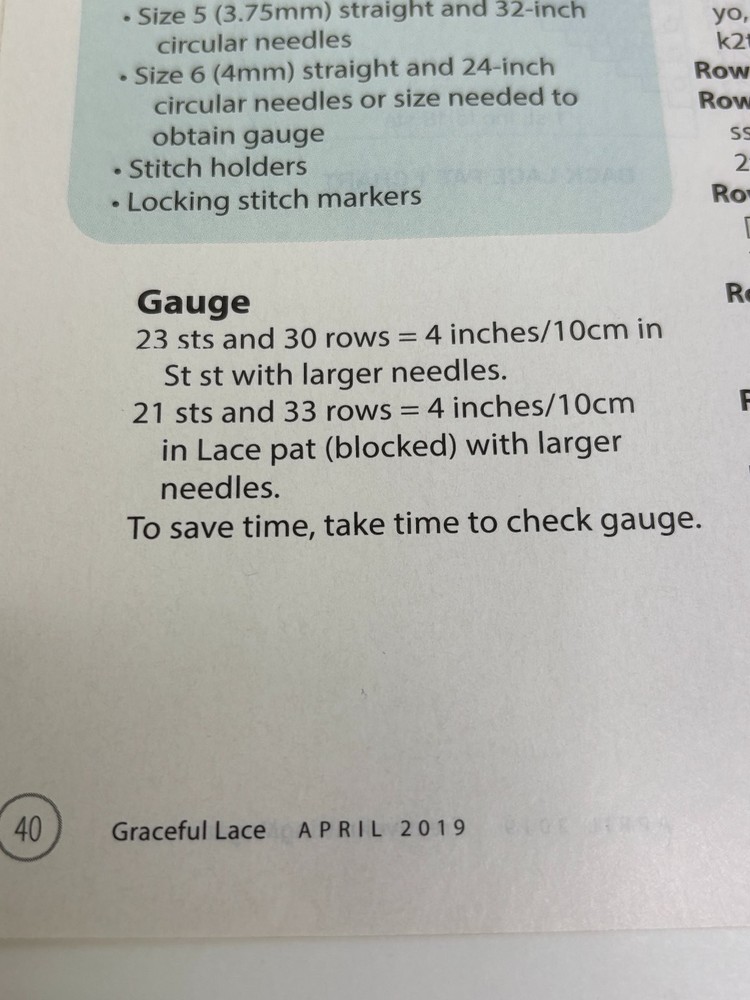 Sandi Prosser Metta Pullover Knitting Pattern Magazine Pages