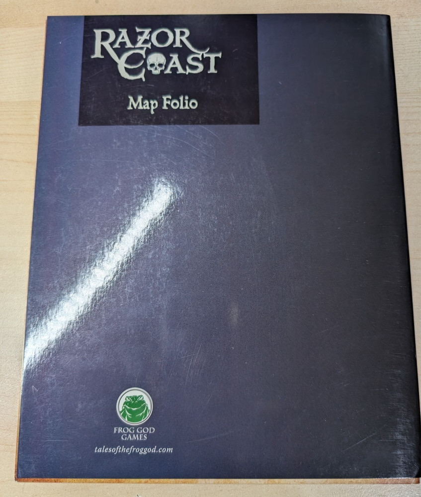 Razor Coast: Map Folio, Pathfinder Roleplaying Game 1st Edition